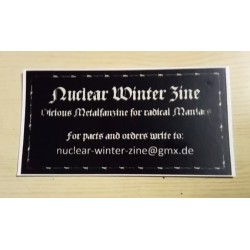 NUCLEAR WINTER Zine - Sticker