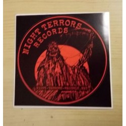 NIGHT TERROR Recs - Sticker