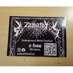 ZABBATH Festival - Sticker