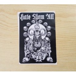 HATE THEM ALL - Mini sticker