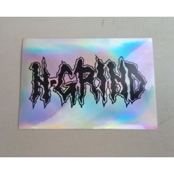 H-GRIND - Silver sticker