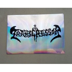 TRANSGRESSOR - Silver sticker