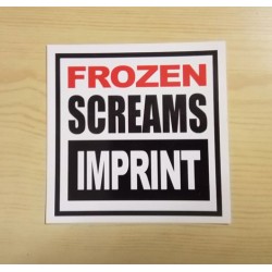 FROZEN SCREAMS IMPRINT - Sticker