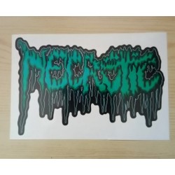 NECROTIC - Green logo sticker