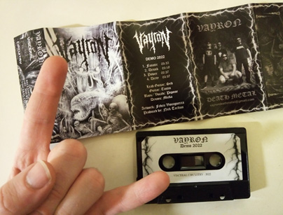 VAYRON (Fra) Demo 2022 tape out now! (Death metal inversion) Vayron_img_promo